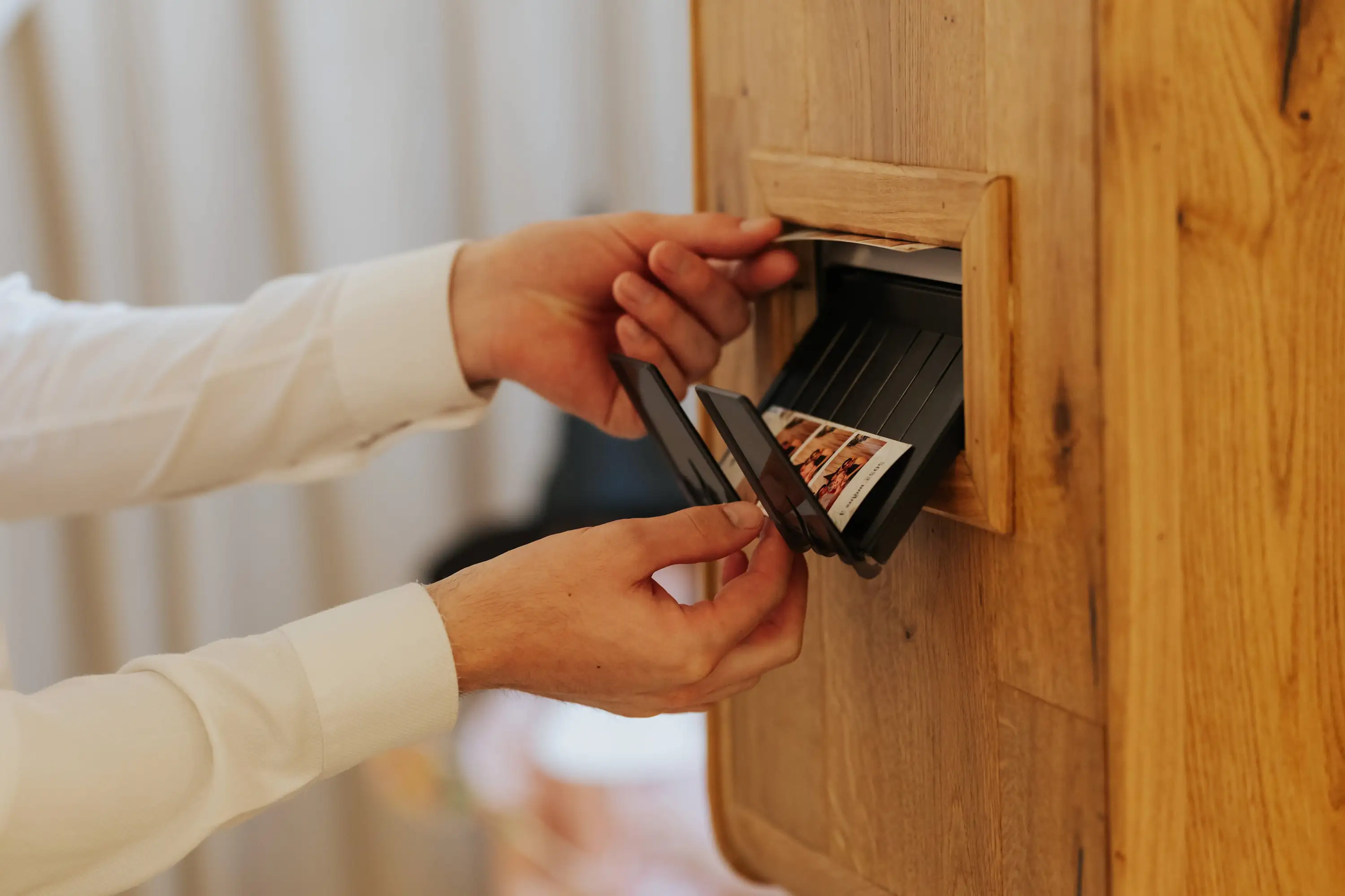 Kinyomtatott fotócsík